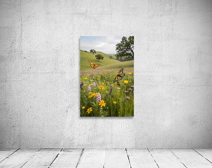 Spring Butterflies Stylish  Wall Preview