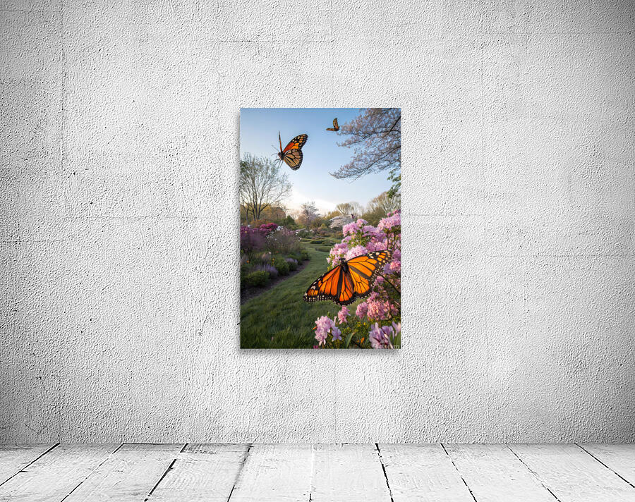 Spring Butterflies Stylish  Wall Preview