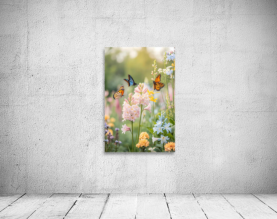 Spring Butterflies Stylish  Wall Preview