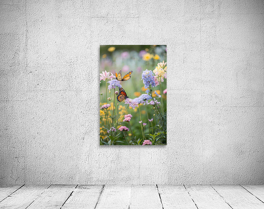 Spring Butterflies Stylish  Wall Preview