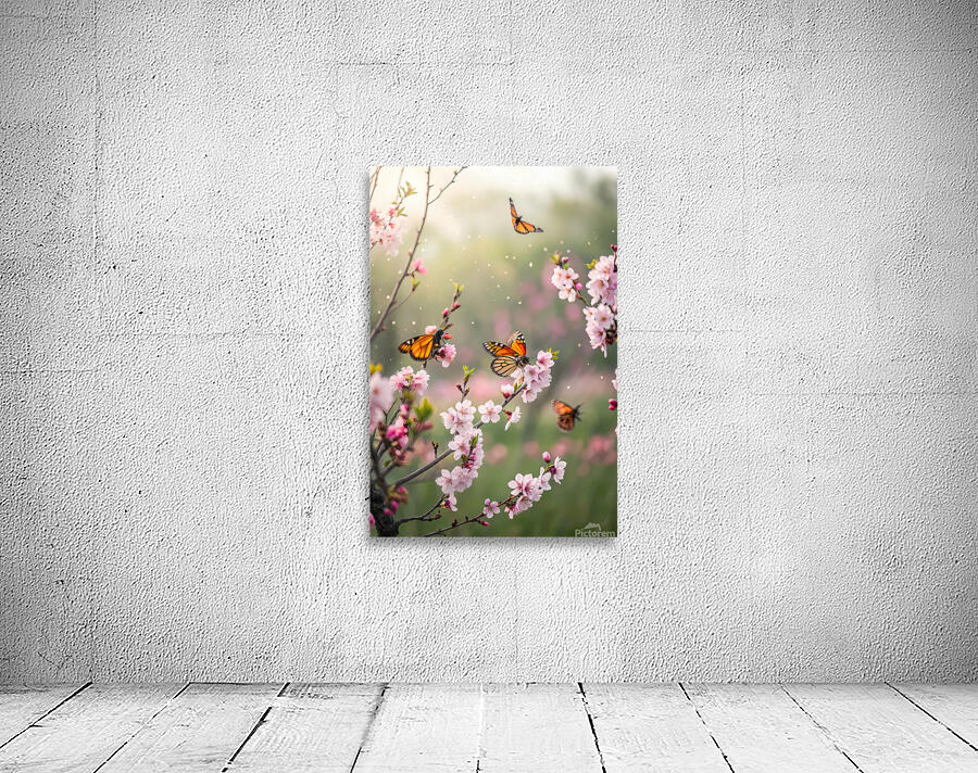 Spring Butterflies Stylish  Wall Preview