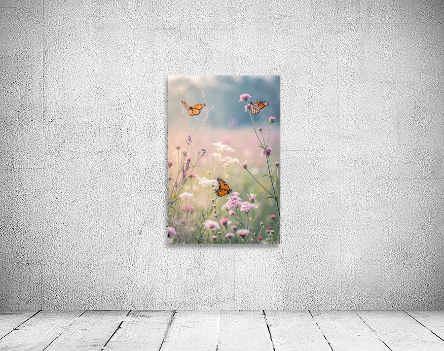 Spring Butterflies Stylish  Wall Preview