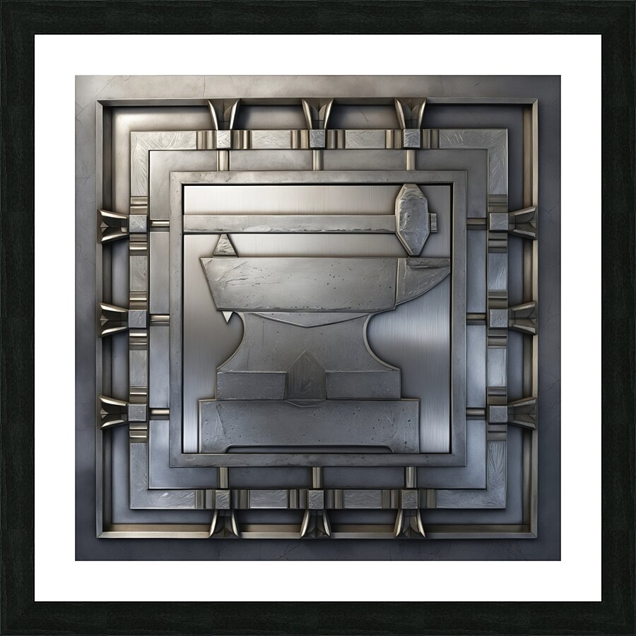 Anvil SILVER Picture Frame print