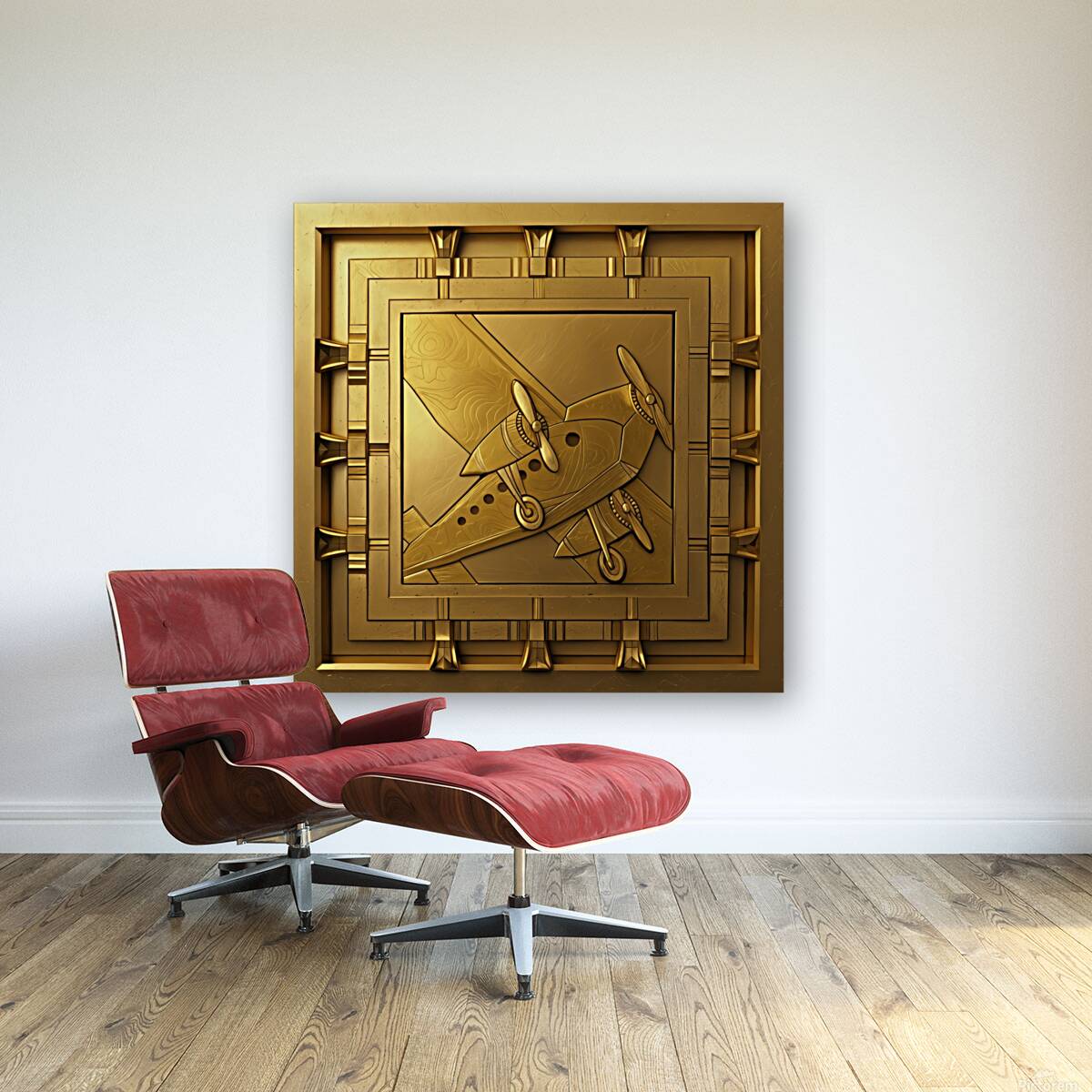 Airplane  GOLD Reproduction