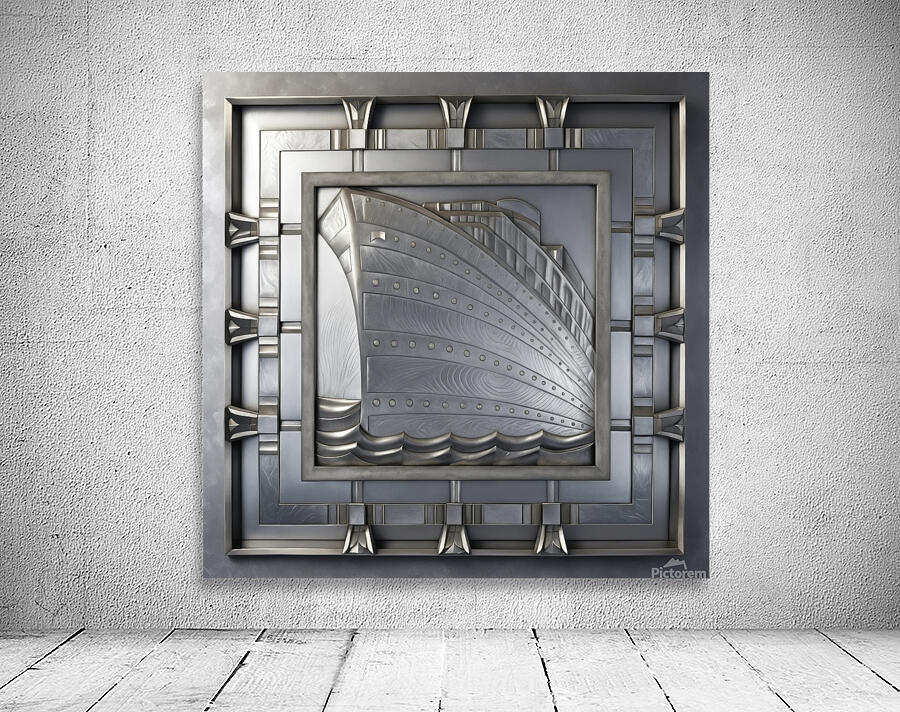 Ship SILVER Wall Preview
