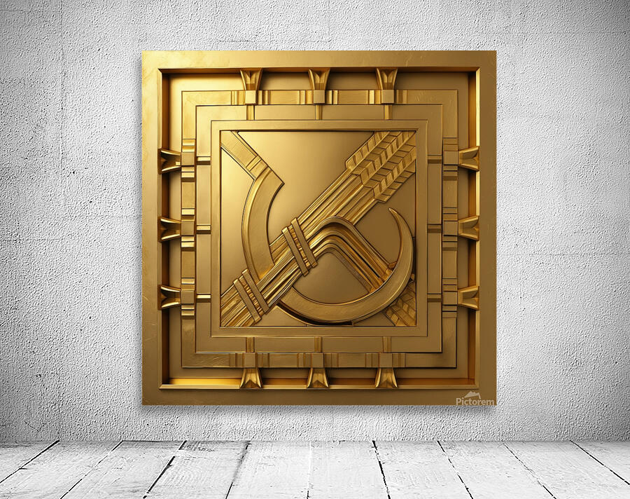 Sickle  Wheat GOLD Wall Preview