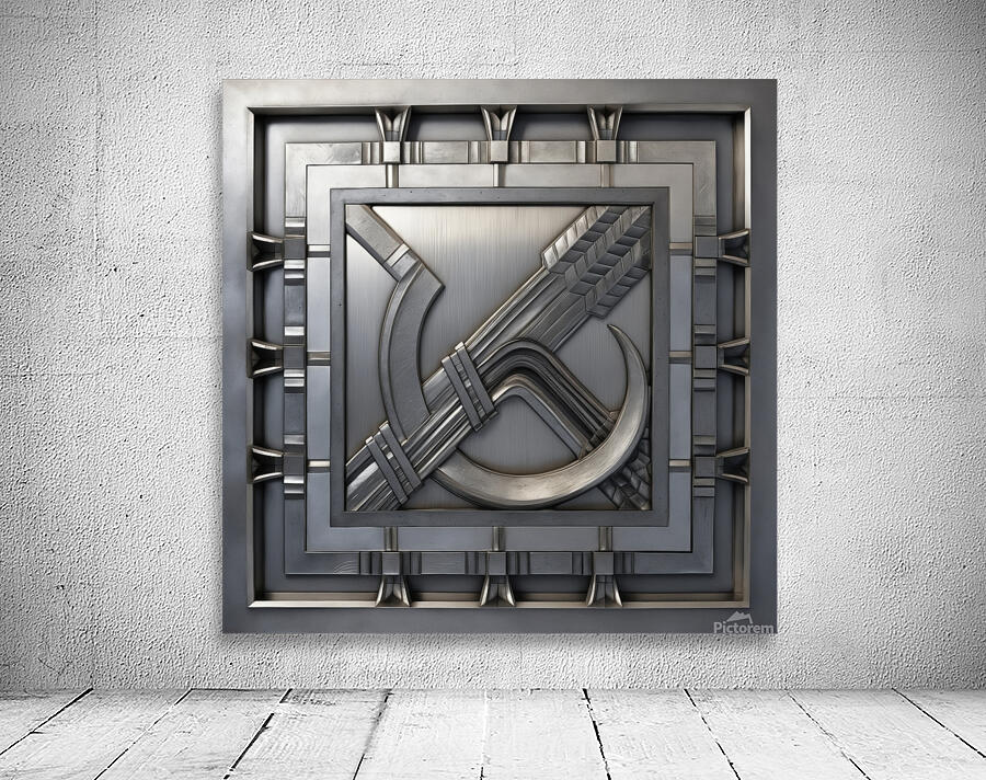 Sickle  Wheat SILVER Wall Preview