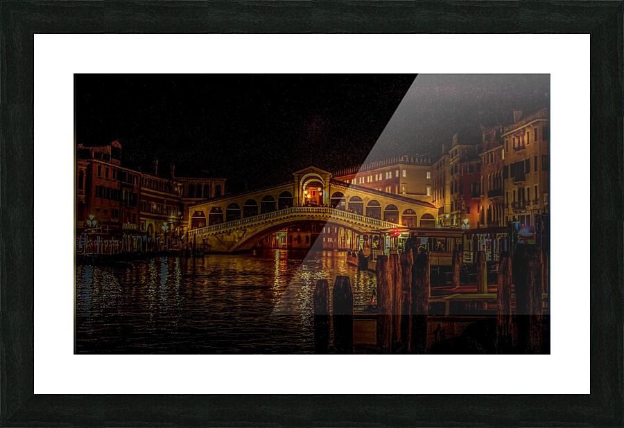 Venice Canal  Picture Frame print
