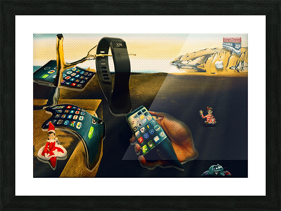PersistenceoftheIphone Picture Frame print