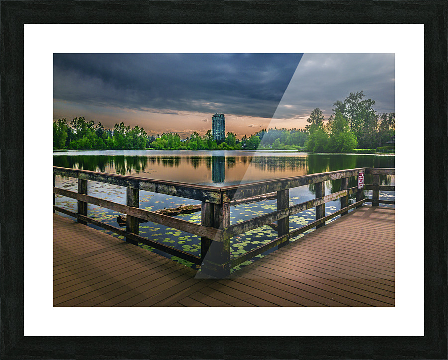 Mill Lake Abbotsford Picture Frame print