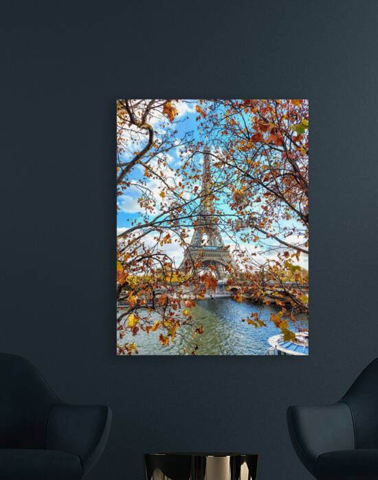 Paris in Autumn Reproduction