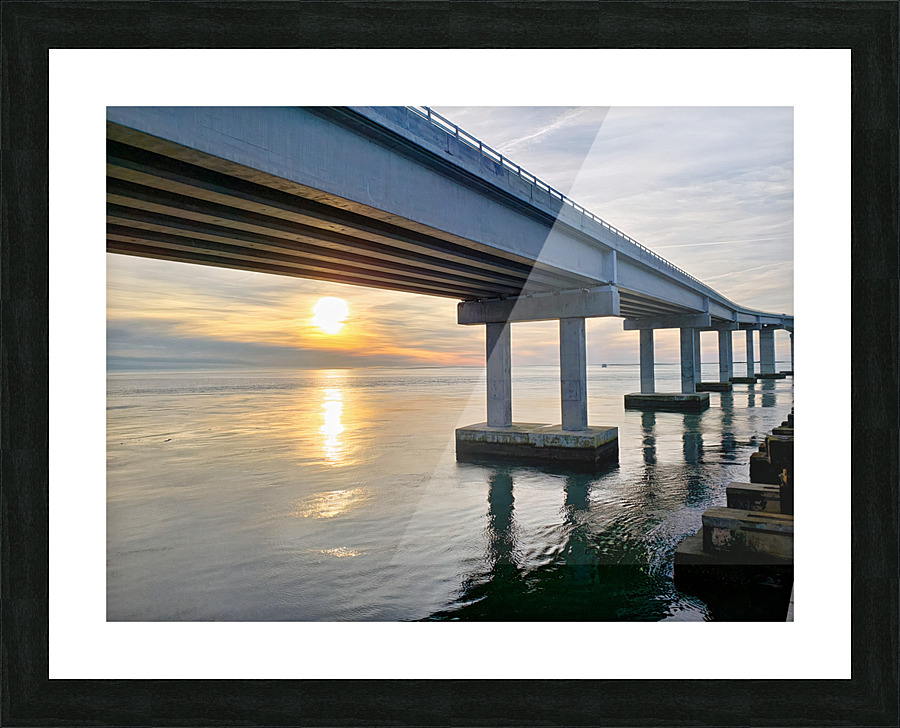 Sun Bridge Picture Frame print