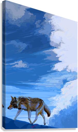 Up Against the Sky Canvas Print