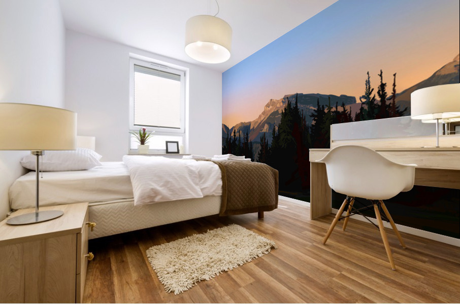 view from scapegoat Mural print