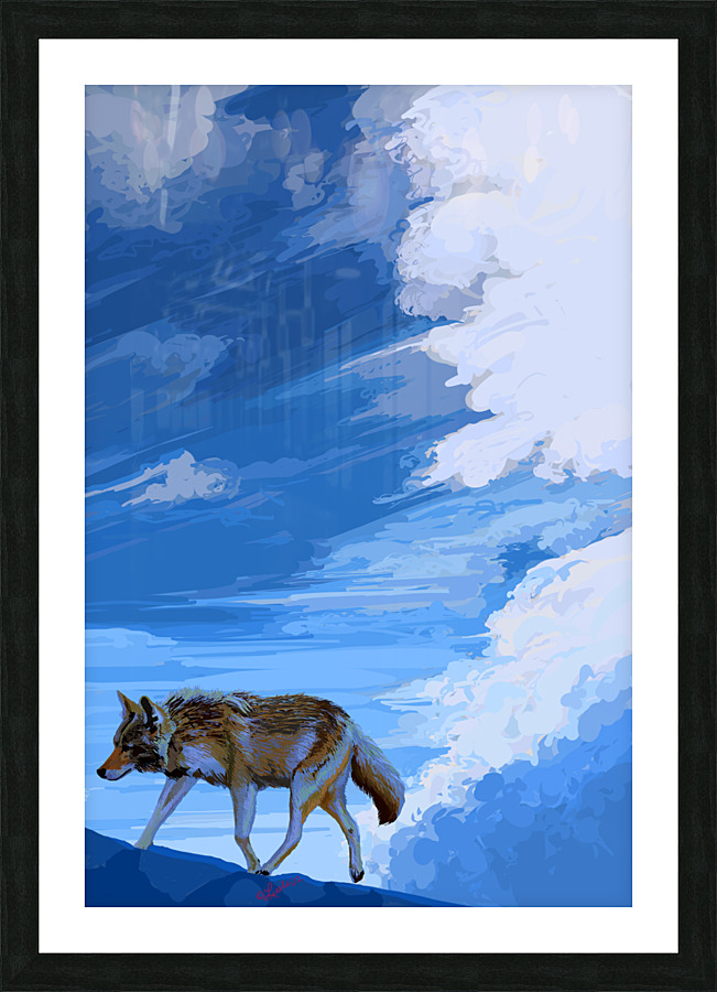 Up Against the Sky Picture Frame print