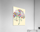 Cororful Tree Acrylic Print