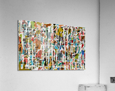 Mixing Colors and Shapes Acrylic Print