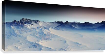 Snowy Mountains 2 Canvas Print