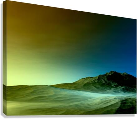Sunset in the Mountains 13 Canvas Print