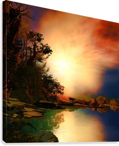 Peaceful and Eerie Canvas Print