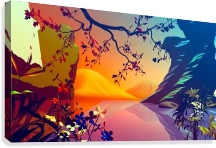 Happy Walkings Canvas Print