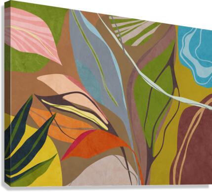 Tropical Garden Canvas Print