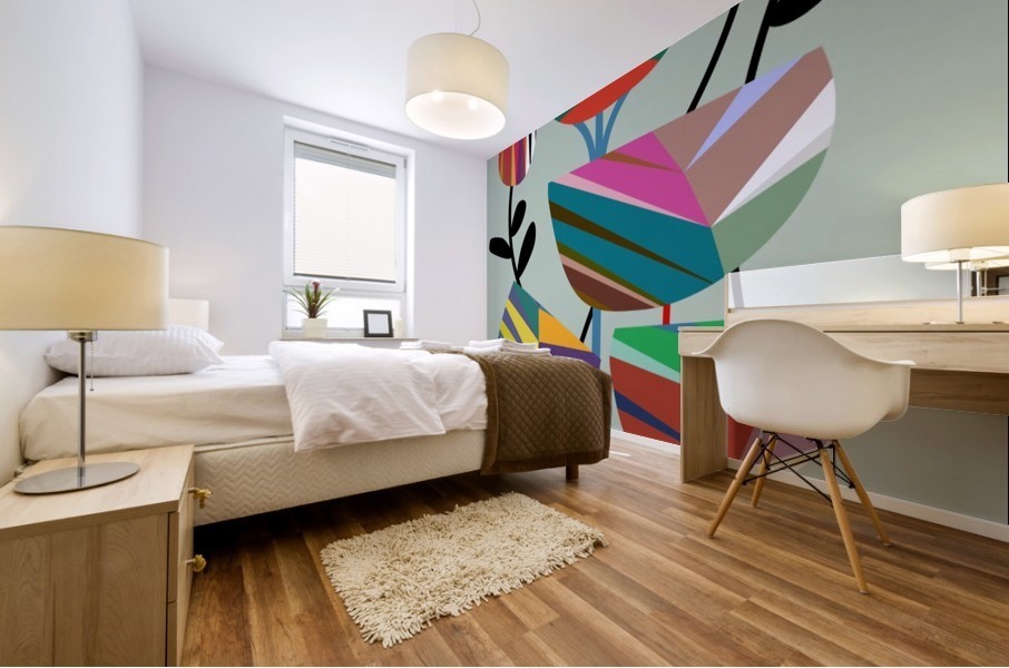 Wildflowers Mural print