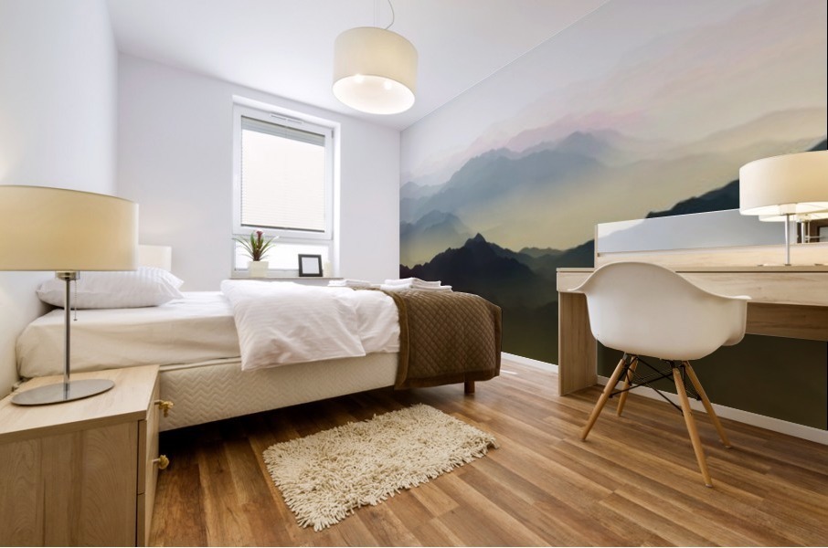 Mountainous Landscape 4 Mural print
