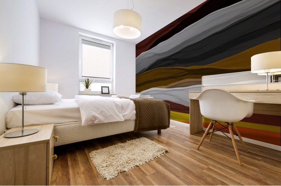 Abstract Landscape Mural print
