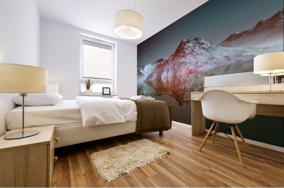 Snowy Mountains 4 Mural print
