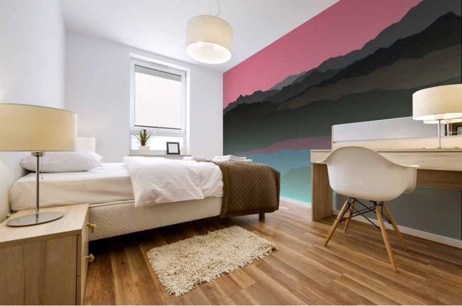 Mountainous Landscape 9 Mural print