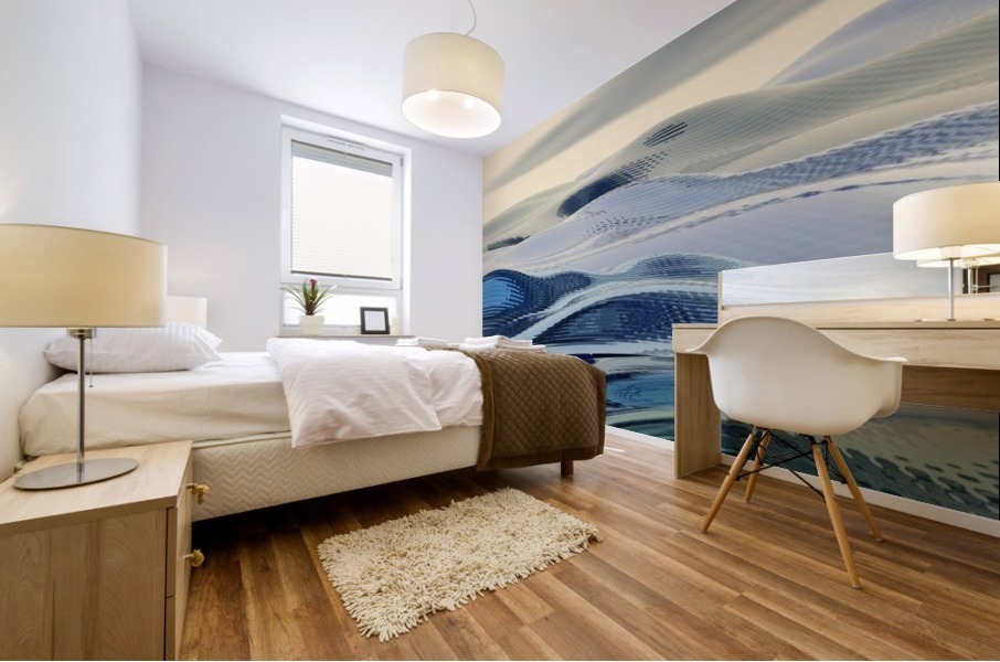 Mountainous landscape 10 Mural print