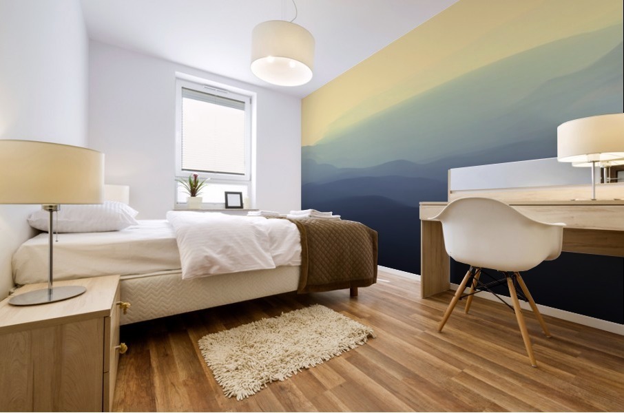 Mountainous Landscape 11 Mural print
