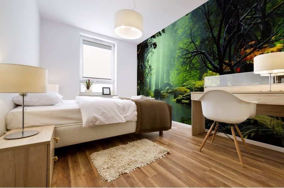 Magic Pond Mural print