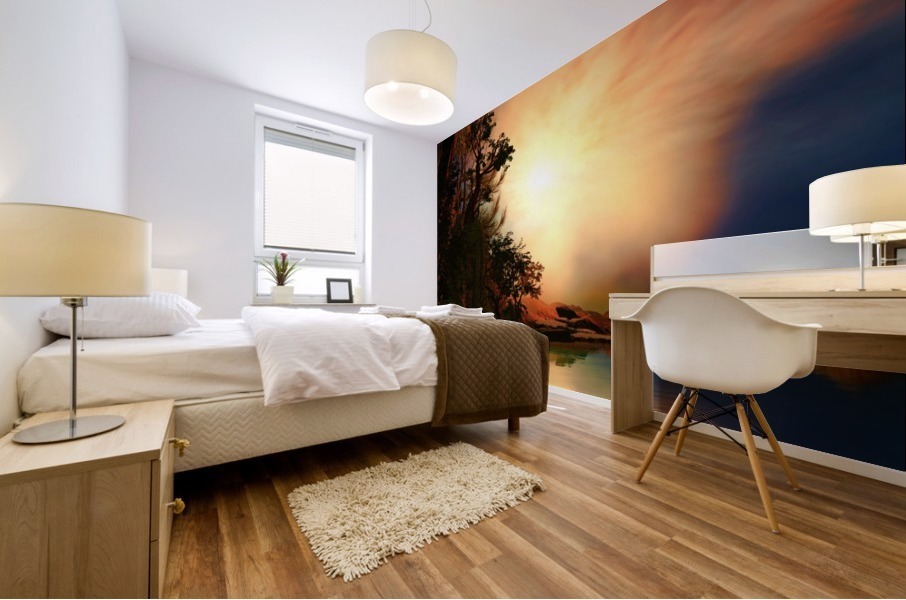 Peaceful and Eerie Mural print