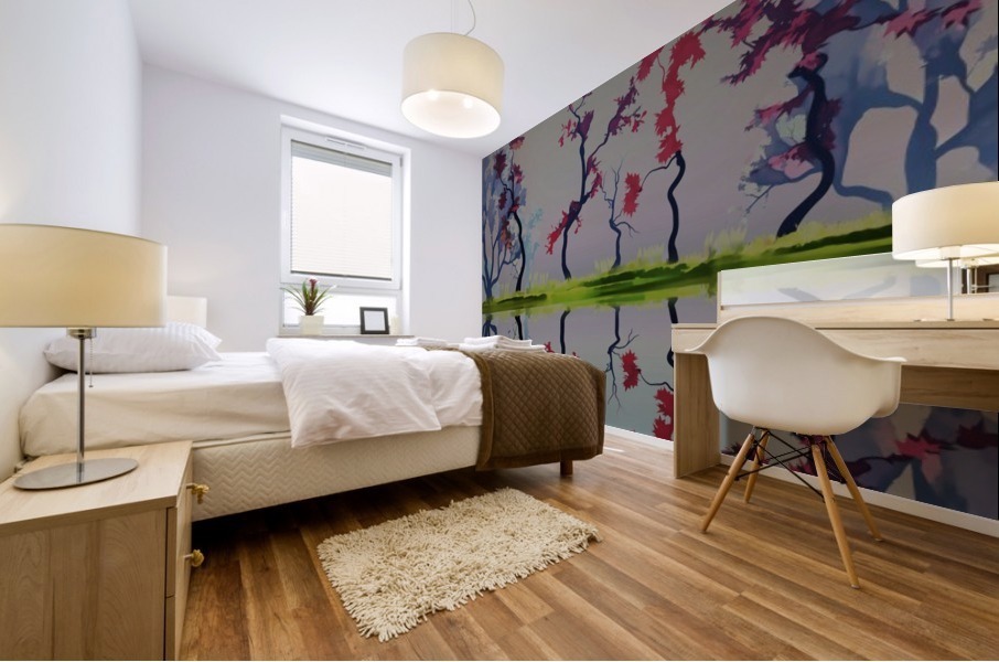 Winding Trees Mural print