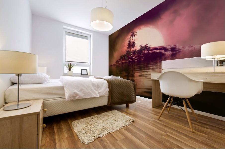 Tropical Islet Mural print