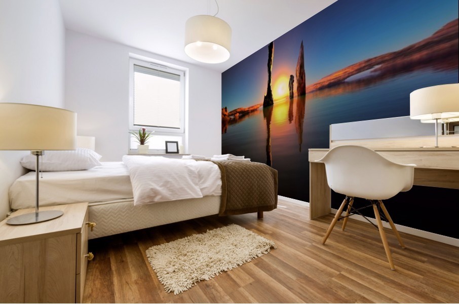 Lazy Waters Mural print