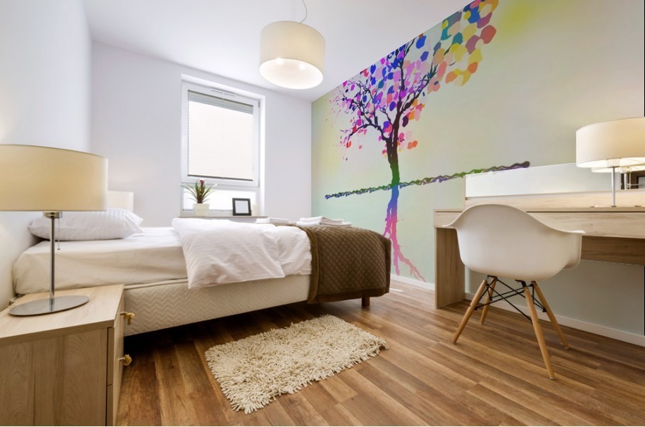 Colorful Tree 2 Mural print