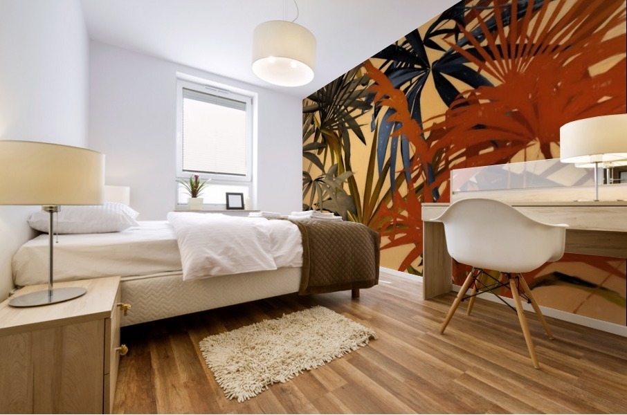 Tropical Foliage 4 Mural print