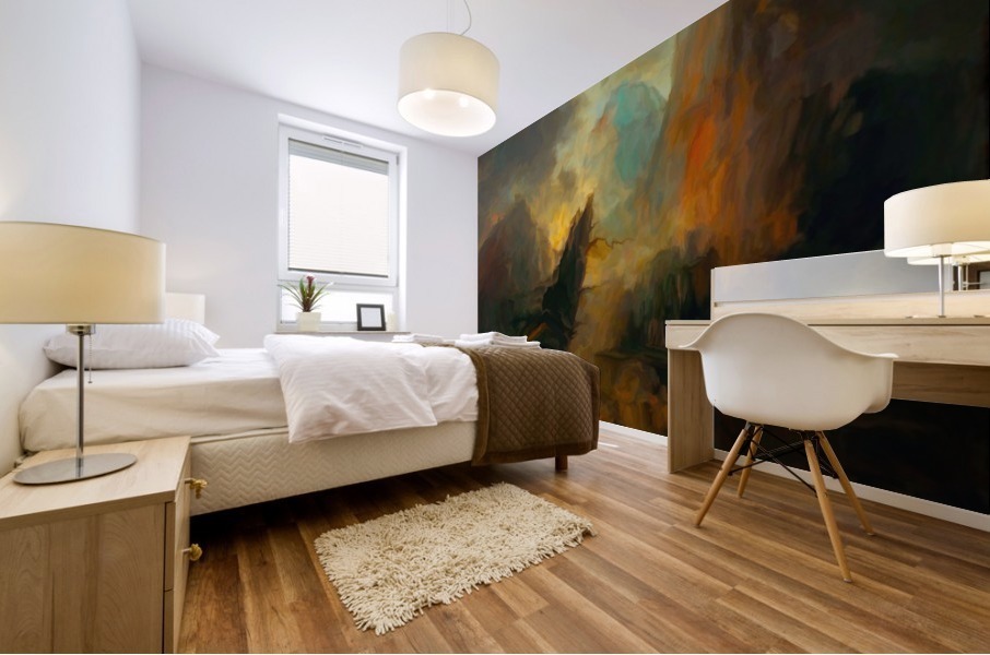 Fierce Landscape Mural print
