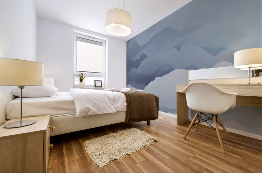 Beautiful Mountains Mural print