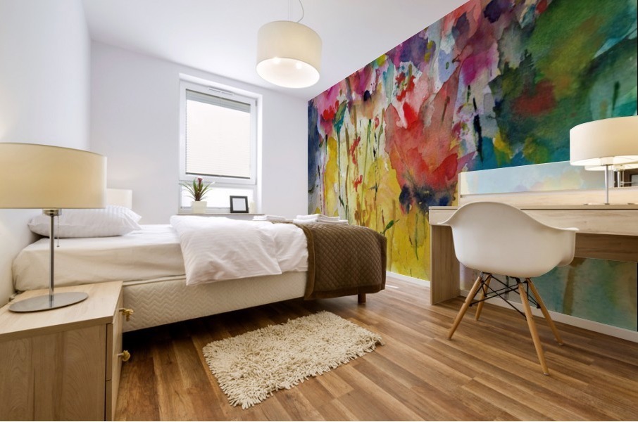 Wildflowers 5 Mural print