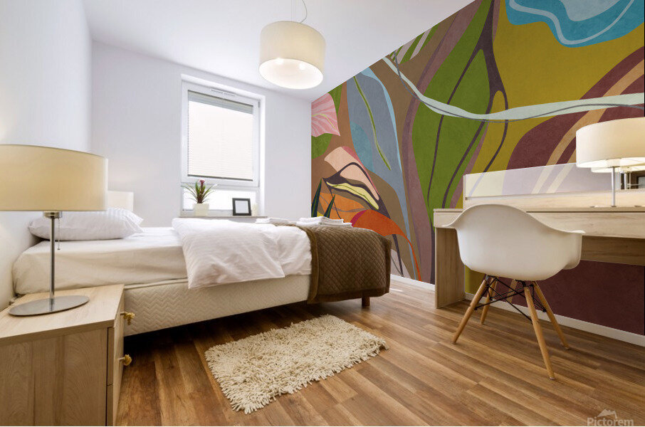 Tropical Garden Mural print