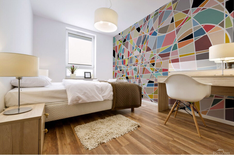 Multicolors Mural print