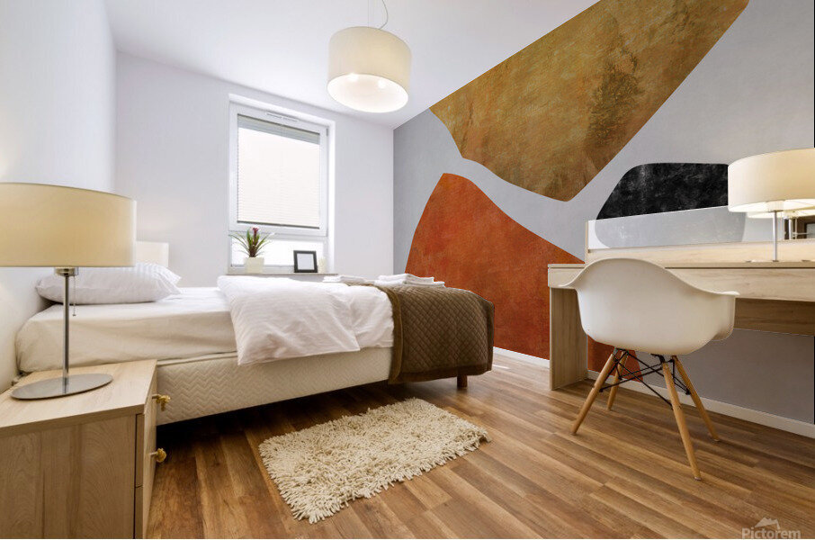 Organic Shapes Mural print