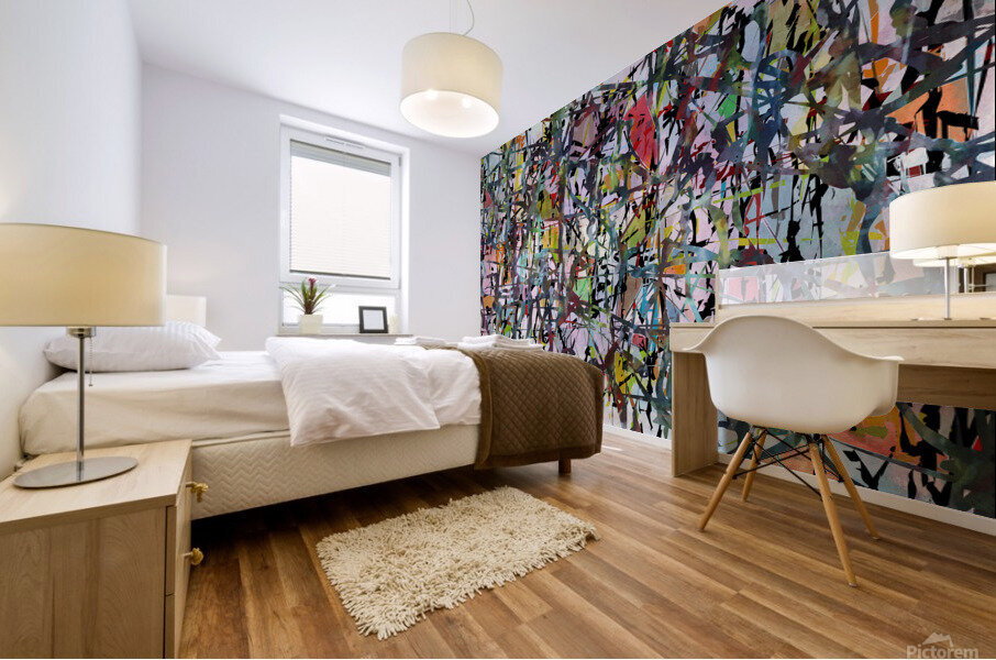 Pollock Wink 3 Mural print