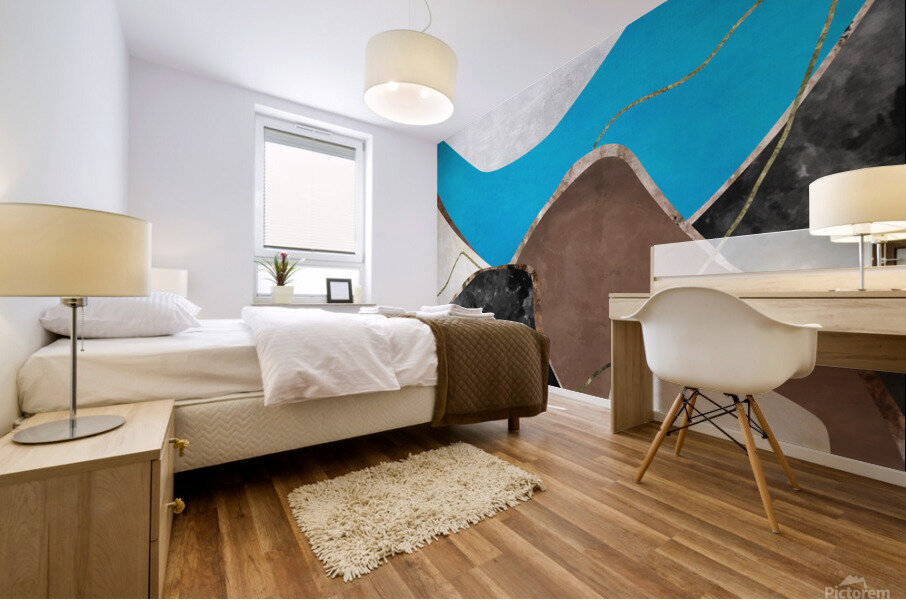 Beautiful Mountains Mural print