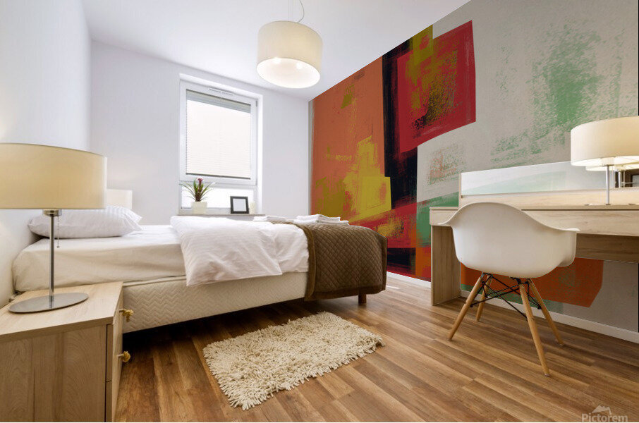 Geometric Construction Mural print