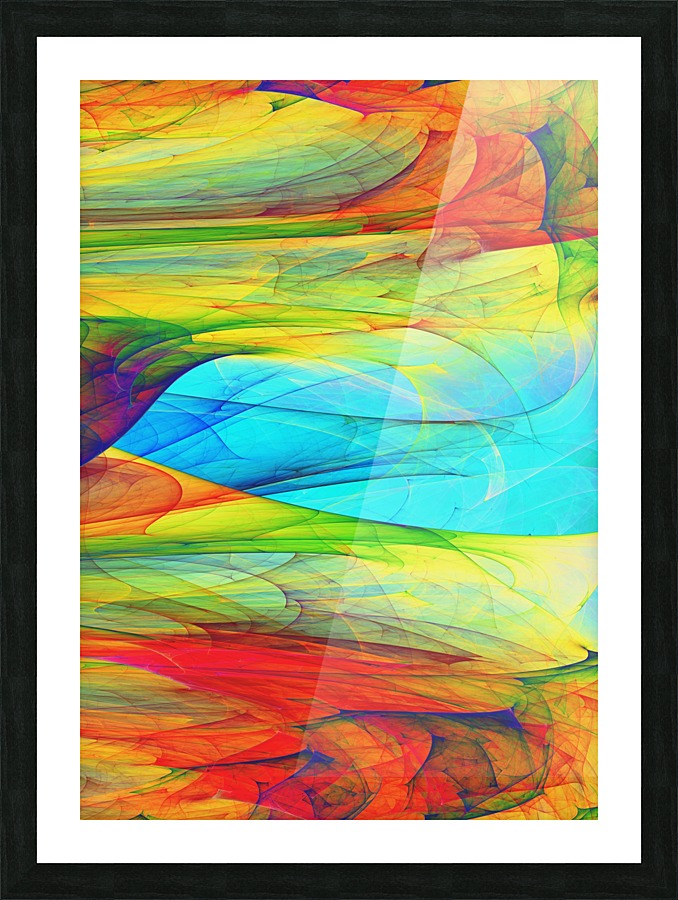 Abstract Composition 123 Picture Frame print